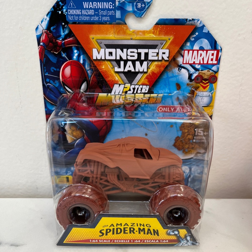 Monster Jam Marvel Mystery Mudder Series Spiderman 1:64 Scale